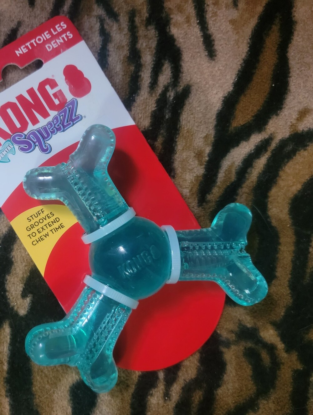 KONG Dog Squeezz Dental Chew Toy Xs/sm Ea.